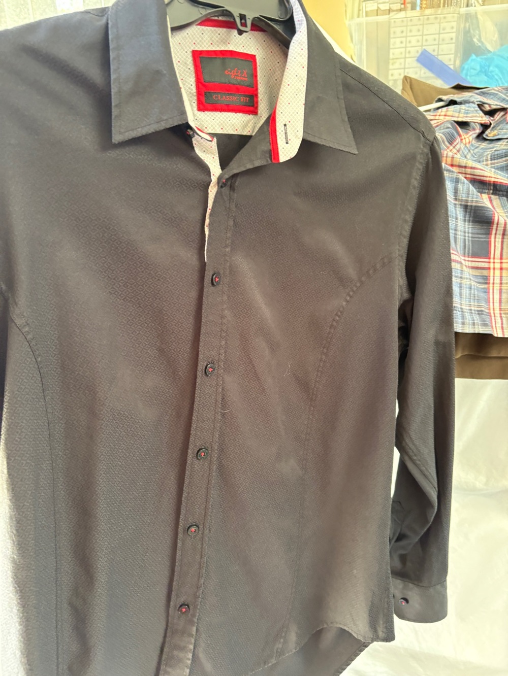 Eight x Classic Men's Black Dress Shirt - Classic